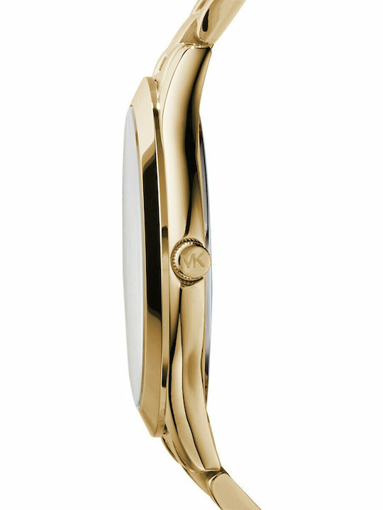 Michael Kors Runway Women's Watch with Gold Metal Bracelet