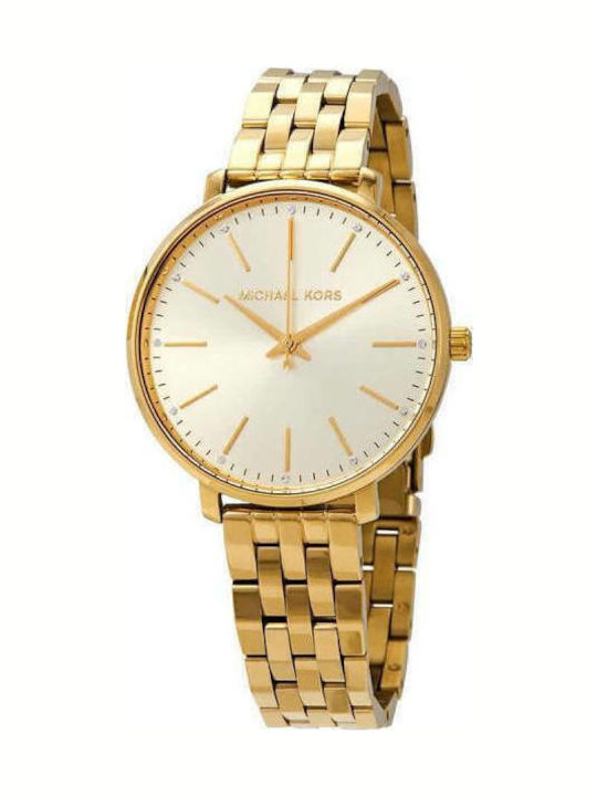 Michael Kors Pyper Women's Watch with Gold Metal Bracelet
