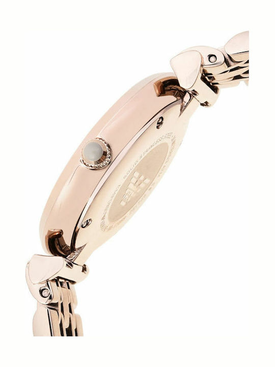 Emporio Armani Women's Watch with Pink Gold Metal Bracelet