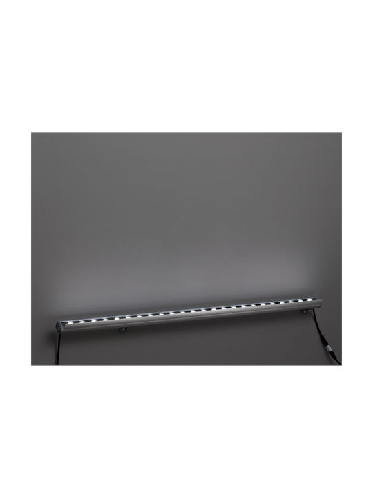 Viokef Trik Εξωτερικό Φωτιστικό LED Wall Washer 12W με Θερμό Λευκό Φως IP66 Γκρι