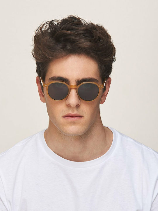Meller Chauen Unisex Sunglasses with Plastic Frame Amber Carbon CH-AMBCAR