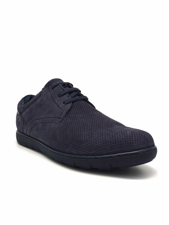 Kricket Suede Pantofi casual pentru bărbați Anatomic Blue Nabuk