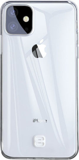 Baseus Transparent Key Back Cover Σιλικόνης με Λουράκι Διάφανο (iPhone 11)