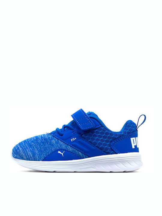 NRGY Comet V PS Kids Sports Shoes Running with Hoop & Loop Closure Blue