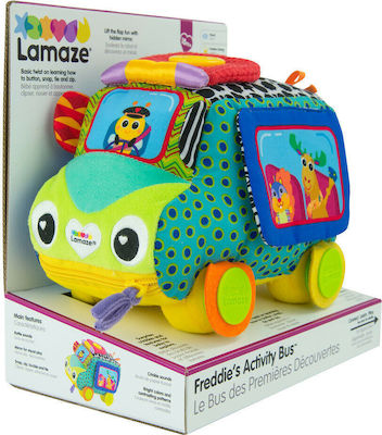 Lamaze Fahrzeug Freddie's Activity Bus aus Stoff mit Sounds für 18++ Monate