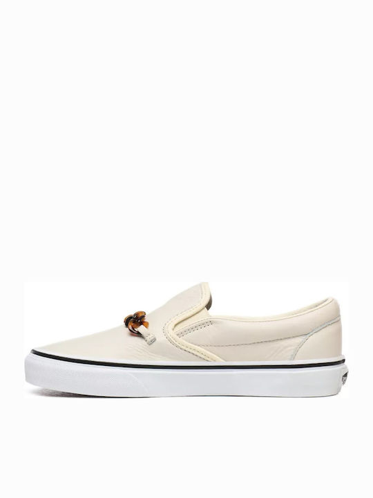 Vans Tort Classic Material Slip-on-uri pentru femei Alb