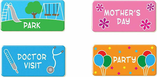 Melissa & Doug My First Daily Magnetic Calendar Εκπαιδευτικό Παιχνίδι Γνώσεων από Ξύλο για 3+ Ετών