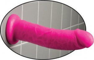Dillio Glass Dildo Fuchsia 20cm