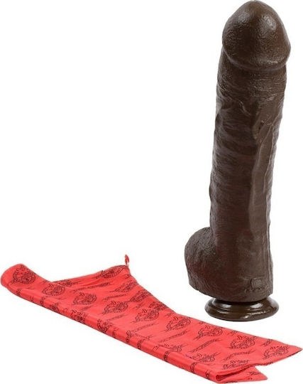 Doc Johnson Signature Cocks BAM with Removable Vac-U-Lock Ρεαλιστικό Dildo με Βεντούζα Καφέ 33cm