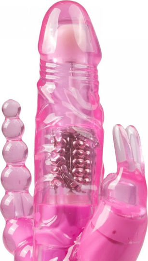 You2Toys 3x Motor 3x Lust Dublu Vibrator 22cm Roz