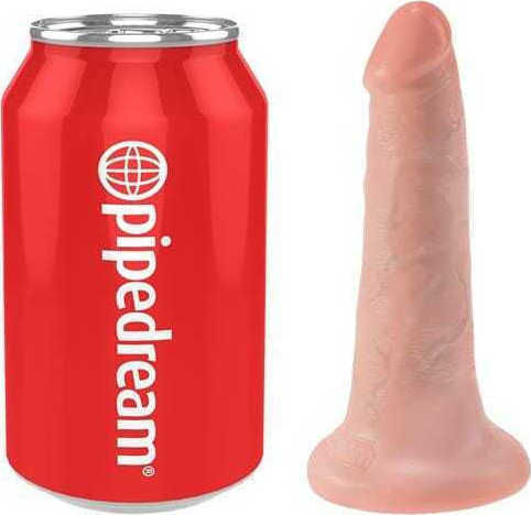 King Cock Ρεαλιστικό Dildo με Βεντούζα Flesh 13cm