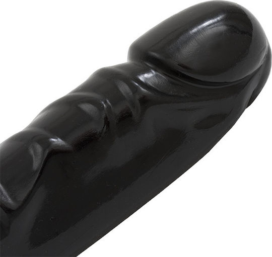 Doc Johnson Jr. Veined Double Header Διπλό Dildo Μαύρο 30cm