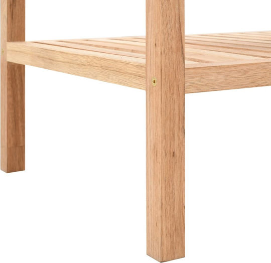 vidaXL Στήλη Μπάνιου Δαπέδου Μ100xΒ40xΥ65cm Καρυδί