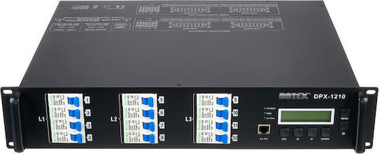 Botex DPX-1210H Dimmer DMX pentru Consolă de Iluminat cu 12 Canale de Control / 2 Intrări XLR cu Montare Rack și Conexiune Ethernet