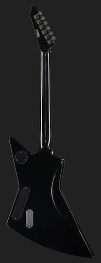 Harley Benton Elektrische Gitarre Entdecker mit HH Tonabnehmerkonfiguration Schwarz EX-84 BK