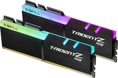 G.Skill Trident Z RGB 16ГБ DDR4 RAM с 2 модула (2x8GB) и Скорост 3000 за Настолен компютър