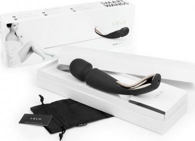 Lelo Smart Wand Medium Vibrator Massage 22cm Black