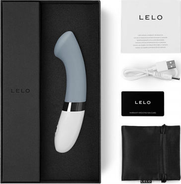 Lelo Gigi 2 Vibrator G-Punkt 16.5cm Cool Gray