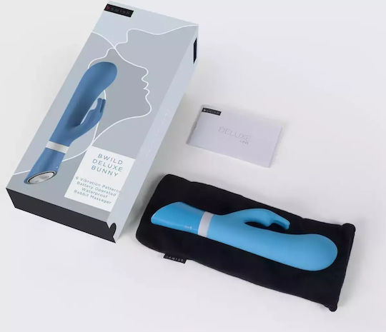bswish Bwild Deluxe Bunny Mini Δονητής Rabbit 3.75cm Blue Lagoon