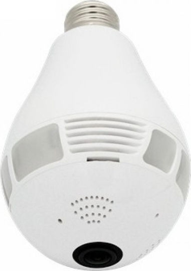 Real Safe Κρυφή Κάμερα WiFi Λάμπα 1080p με Υποδοχή για Κάρτα Μνήμης
