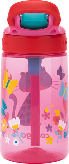 Contigo Gizmo Flip Πλαστικό Παιδικό Παγούρι με Καλαμάκι Non Spill Φούξια 420ml