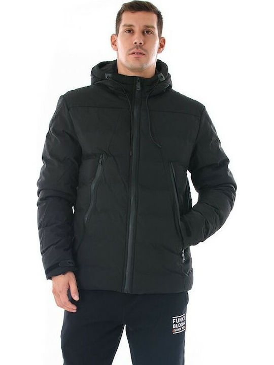 Splendid Men's Winter Puffer Jacket Black