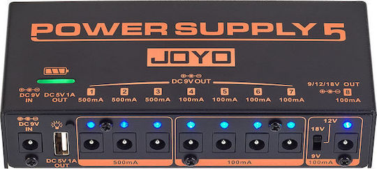 Joyo JP-05 Захранващи устройства за педали Електрическа китара