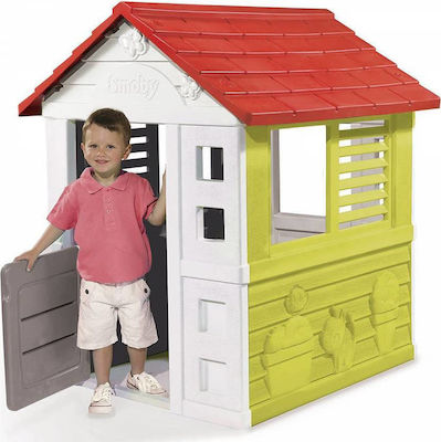 Smoby Kunststoff Kinder Spielhaus Garten Lovely Mehrfarbig 98x110x127cm