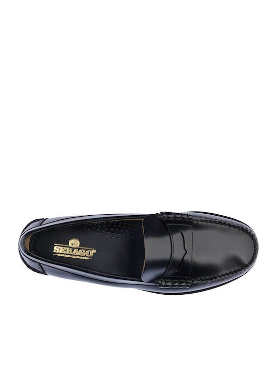 Classic Dan Men's Leather Loafers Black