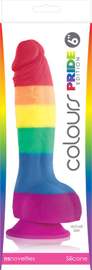 Ns Novelties Colours Pride Edition Realistisches Dildo mit Hoden und Saugnapf 15cm