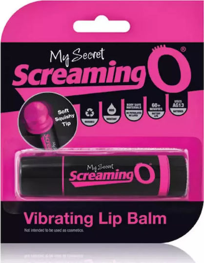 Screaming O Vibrating Lip Balm Klitoris Vibrator 10.1cm Pink