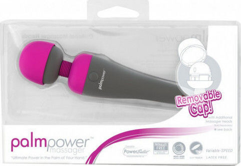 Palm Power Mini Δονητής Μασάζ 19.5cm Grey