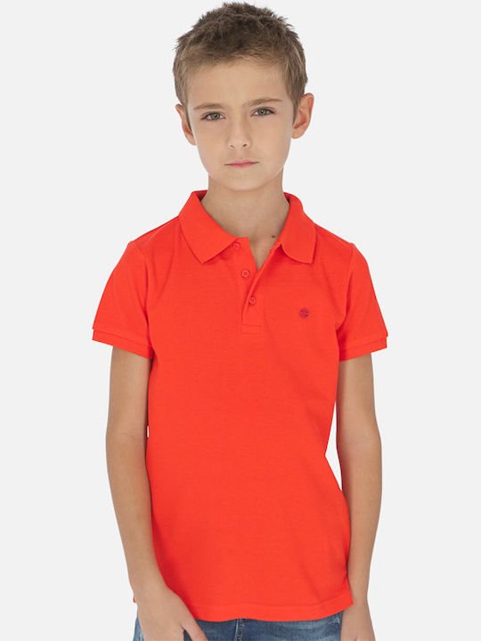 Mayoral Kids Polo Short Sleeve Red