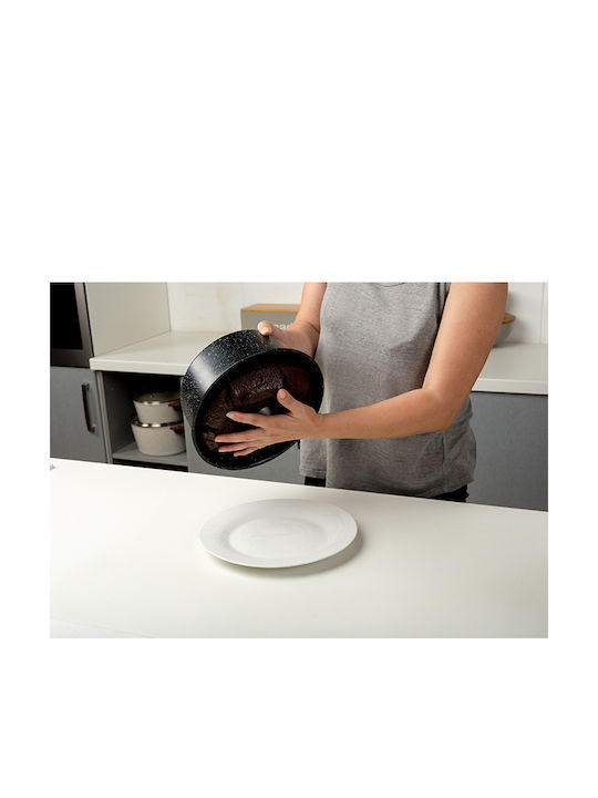 Nava Marble Aluminum Cake Baking Pan Nature Black 26x26x9.5cm