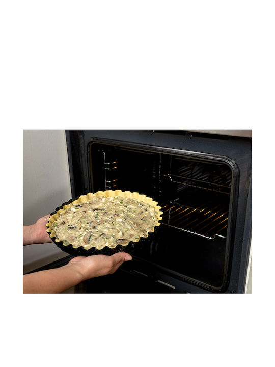 Nava Marble Aluminum Tart Baking Pan Nature Black 28x28x3.5cm