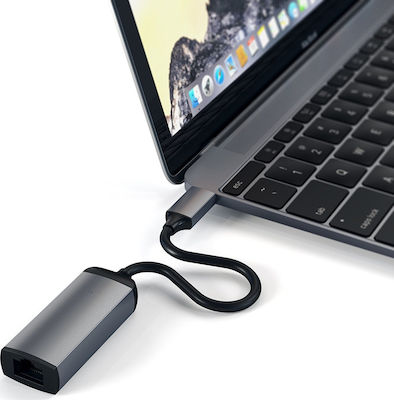 Satechi ST-TCENM USB-C Network Adapter for Wired Connection Gigabit Ethernet