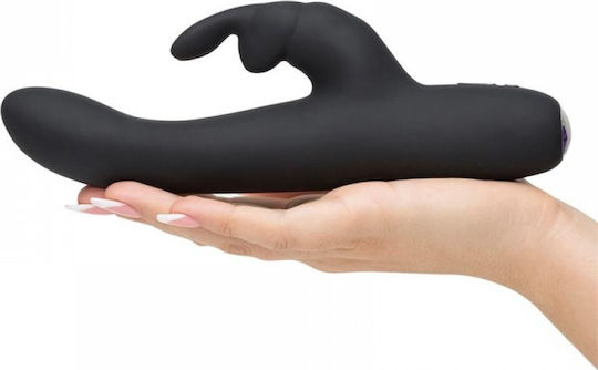 Fifty Shades of Grey Greedy Girl Slimline Δονητής Rabbit 22cm Black