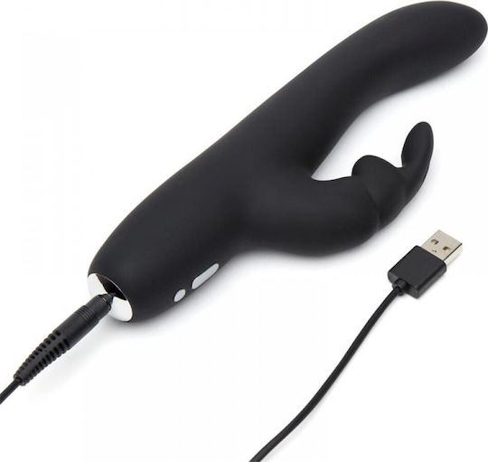 Fifty Shades of Grey Greedy Girl Slimline Δονητής Rabbit 22cm Black