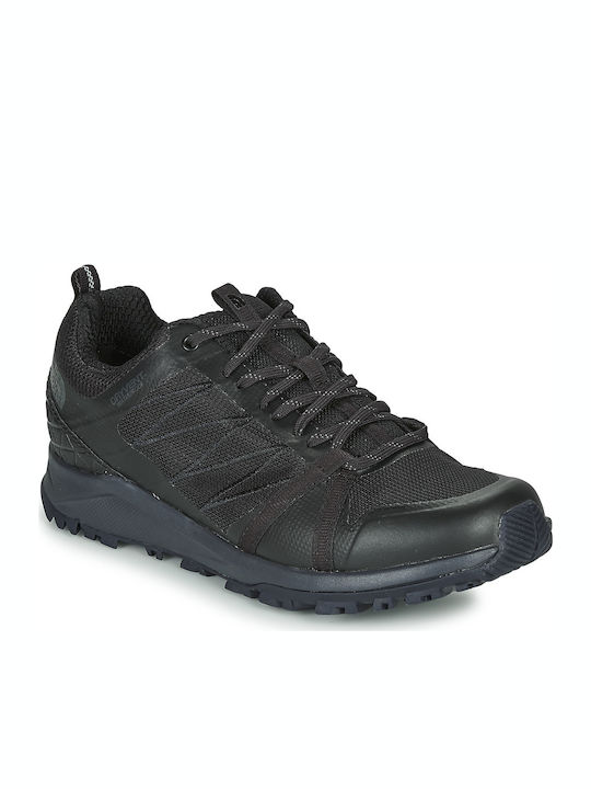 The North Face Litewave Fastpack II Frauen Wanderschuhe Wasserdicht mit Gore-Tex-Membran Schwarze