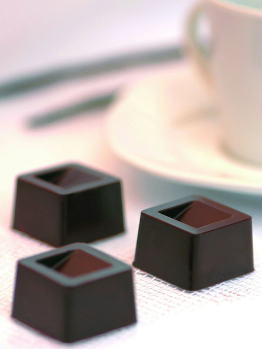 Silikomart No Coating Silicone Chocolates 15 Cups Baking Pan Cubo SCG02 26cm