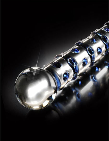 Pipedream Стъклено дилдо Silver 20см
