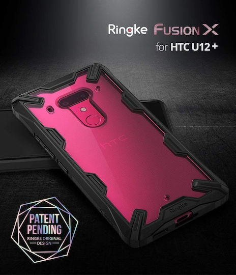 Ringke Fusion-X Back Cover Silicon Negru (HTC U12+)