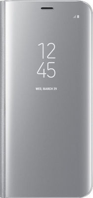 Clear View Plastic Book Silver (Galaxy J7 2017)