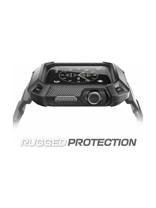 Supcase Unicorn Beetle Pro Plastic Case in Black color for Apple Watch 44mm