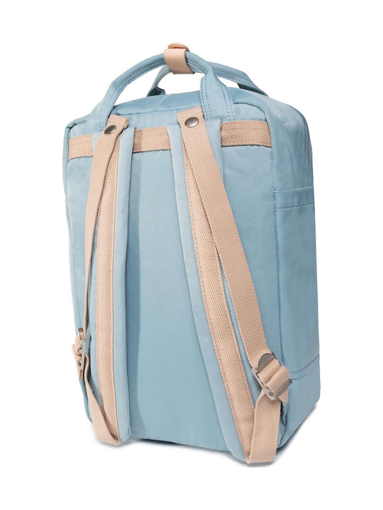 Doughnut Macaroon Fabric Backpack Light Blue