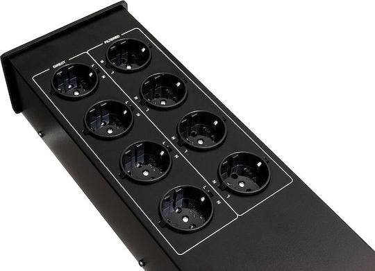 Taga Harmony PF-1000 v.2 v2 Steckdosenleiste mit Überspannungsschutz 8 Positionen mit Schalter und Kabel 0.45m ohne Kabel
