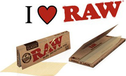 Raw Classic Zigarettenpapier King-Size Slim 32 Blätter 1Stück