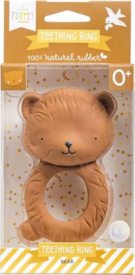 A Little Lovely Company Bear Teether made of Rubber for 0 m+ 1pcs