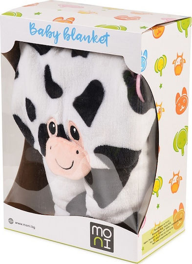 Cangaroo Κουβέρτα Κούνιας Animal Fleece Λευκή 90x130εκ.