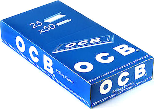 Ocb Blue Χαρτάκια Στριφτού Τσιγάρου 50 φύλλα 25τμχ